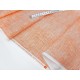 Destock 0.99m tissu américain coton patchwork graphique orange  largeur 117cm