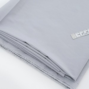 Destock 1.4m tissu doublure polyester gris largeur 144cm