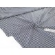 Destock 2m tissu jersey coton doux rayures tissées largeur 180cm 
