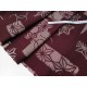 Destock 1.55m tissu japonais lin coton épais motif traditionnel largeur 149cm