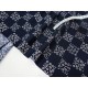 Destock 1.4m tissu japonais lin coton souple motif traditionnel fleuri largeur 112cm