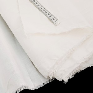 Destock 3m tissu toile de polyester raide écru largeur 160cm