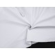 Déstock 2.7m tissu batiste coton soyeux tissage extra serré gris clair largeur 145cm 