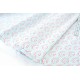 Destock 3m tissu américain flanelle coton doux vague Seigaiha largeur 112cm