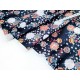 Destock 1m tissu japonais coton popeline soyeux fleuri traditionnel largeur 117cm