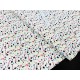 Destock 0.5m tissu japonais coton popeline soyeux fleuri largeur 111cm