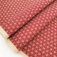 Destock 0.97m tissu japonais coton motif étoile asanoha bordeaux largeur 111cm