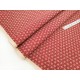 Destock 0.97m tissu japonais coton motif étoile asanoha bordeaux largeur 111cm