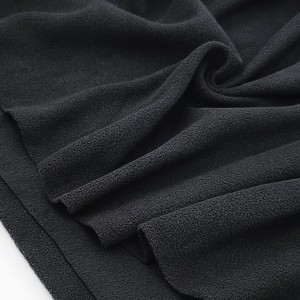 Destock 2m tissu polaire doudou velours pyjama noir largeur 175cm 