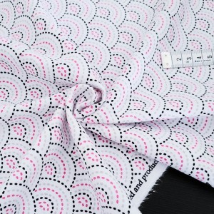 Destock lot 1.37m tissu américain flanelle coton doux vague seigaiha largeur 113cm