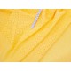 Destock 1.1m tissu broderie anglaise coton doux jaune largeur 155cm 