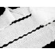 Destock lot 15m dentelle broderie anglaise coton blanche largeur 9cm 