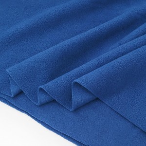 Destock coupon tissu polaire doudou velours bleu 70*115cm