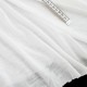Destock 1.25m tissu jersey polyester extra doux fluide blanc grande largeur 200cm