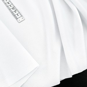 Destock 1m tissu jersey jacquard polyester soyeux fluide doublure blanc largeur 160cm