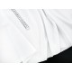 Destock 1m tissu jersey jacquard polyester soyeux fluide doublure blanc largeur 160cm