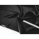 Déstock 1.57m tissu satin acétate soyeux noir largeur 147cm bord abimé