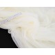 Destock 3.5m tissu tulle extra fin doux fluide vanille largeur 175cm