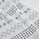 Destock 2.1m tissu broderie anglaise coton doux blanc écru largeur 143cm 