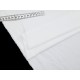 Destock 0.56 m tissu jersey bord-côte 1/1 coton fin fluide écru largeur 150cm 