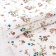 Destock 0.5m tissu velours milleraie coton extra doux fleuri largeur 110cm