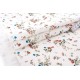 Destock 0.5m tissu velours milleraie coton extra doux fleuri largeur 110cm