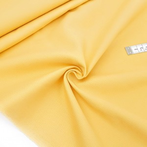 Destock 2.2m tissu coton jacquard doux jaune largeur 150cm 