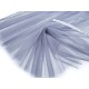 Destock 3m tissu tulle extra fin doux gris largeur 150cm