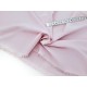 Destock 1.6m tissu percale polyester soyeux lourd fluide rose poudré largeur 153cm