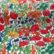 Destock tissu liberty tana lawn tiny poppytot rouge 0.96m