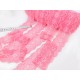 Déstock lot 13.4m dentelle élastique lingerie fluide rose largeur 5.4cm