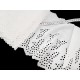 Destock lot 5.2m dentelle broderie anglaise coton écrue largeur 23.5cm