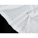 Destock coupon tissu broderie anglaise coton blanc écru 60*160cm 