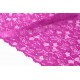 Déstock lot 4.5m dentelle élastique lingerie fluide magenta largeur 28.5cm