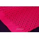 Destock 0.34m tissu broderie anglaise coton doux rose fuchsia largeur 140cm 