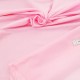 Destock 2.08m tissu jersey coton lisse doux rose clair largeur 178cm