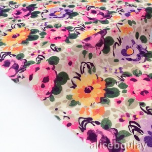 Destock tissu liberty tana lawn florence rose 0.87m