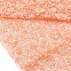 Destock coupon tissu dentelle guipure broderie sequin haute couture 74*195