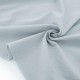 Destock 2.6m tissu crêpe coton extra doux gris clair largeur 145cm 