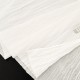 Destock 2.9m tissu crépon coton fin doux blanc largeur 133cm 