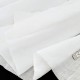 Destock 1.7m tissu crépon coton doux blanc largeur 140cm 