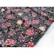 Destock 2m tissu japonais crêpe polyester fluide imprimé fleuri traditionnel largeur 150cm 