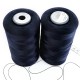 Destock lot de 2 cônes de fil mousse COATS 5000m gramax bleu nuit surjeteuse