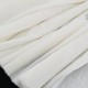 Destock 2.95m tissu crépon coton fin doux ivoire largeur 135cm 