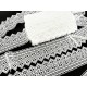 Destock lot 12.4m dentelle guipure fine haute couture blanche écrue largeur 7cm