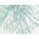 Destock 0.95m tissu dentelle broderie tulle brodé de sequins perles haute couture largeur 150cm