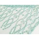 Destock 0.95m tissu dentelle broderie tulle brodé de sequins perles haute couture largeur 150cm