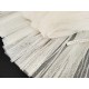 Déstock 3m tissu tulle écru paillettes dorées largeur 170cm