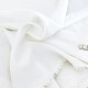 Déstock 2.2m tissu satin de duchesse lourd fluide polyester blanc écru largeur 155cm 