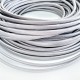 Déstock 15m balaine recouvert à coudre gris mauve largeur 7 mm